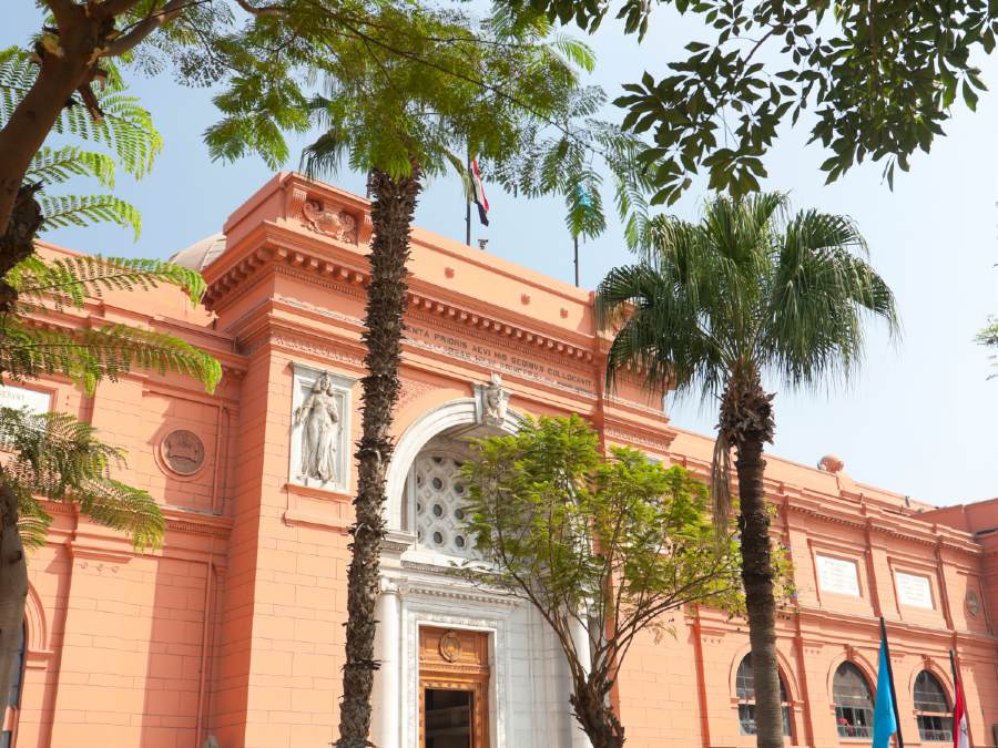 The Egyptian Museum is one of the famous landmarks of Egypt