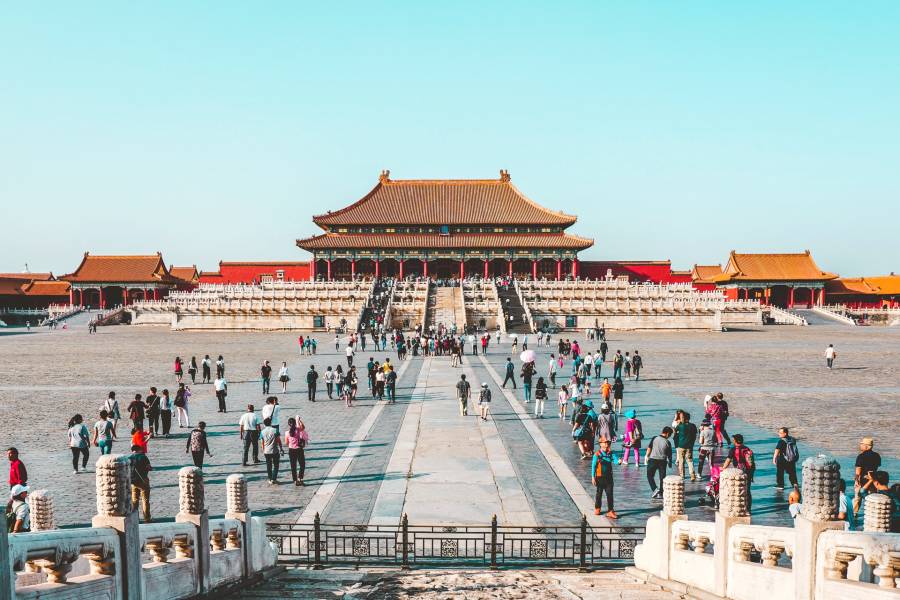 Forbidden City is one of the famous landmarks in china