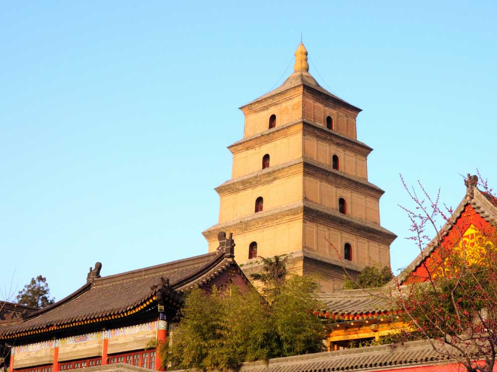 Giant Wild Goose Pagoda is one of the famous monuments in China