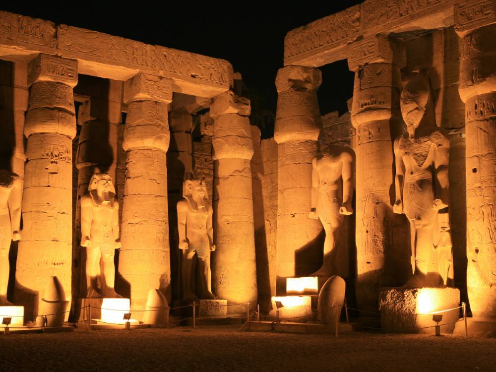 Luxor Temple is one of the famous landmarks in Egypt
