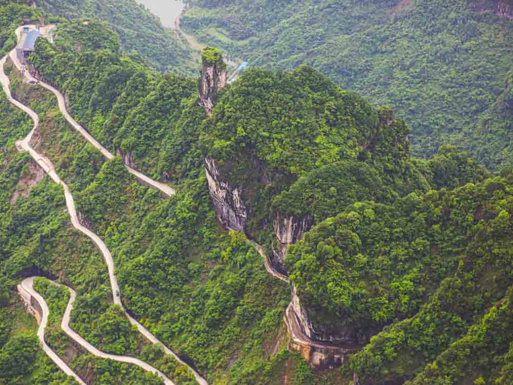 Tianmen Mountain is one of the natural wonders of China