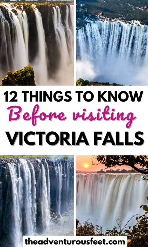 Are you planning to travel to Victoria Falls in Zimbabwe? Here are the essentials tips you need to know | How to plan a trio to Victoria falls| Tips for visiting Victoria falls| Guide to visiting Victoria falls in Zimbabwe| Tips for visiting Victoria falls in Zambia| how to get to Victoria falls| Victoria falls tips| Victoria falls travel guide|  things to do at Victoria falls| Victoria falls activities | things to know before traveling to Victoria falls #theadventurousfeet