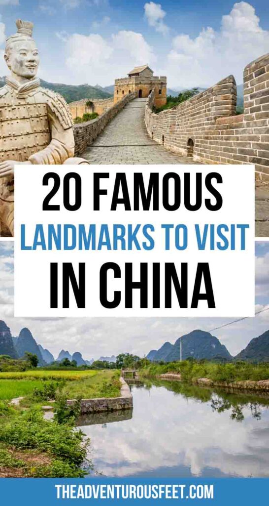 Traveling to China and looking for places to visit? Here are the most famous landmarks in China that you shouldn't miss. From Chinese monuments to the natural wonders of China, these are the must-see places.| famous monuments in China| China landmarks not to miss| famous buildings in China| Historical sites in China|famous landmarks of China| Famous Chinese monuments| Chinese famous landmarks| famous Chinese landmark| natural landmarks in China| Chinese famous buildings| famous places in China