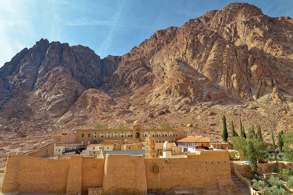 Monastery of St Catherine is one of the famous Egyptian landmarks