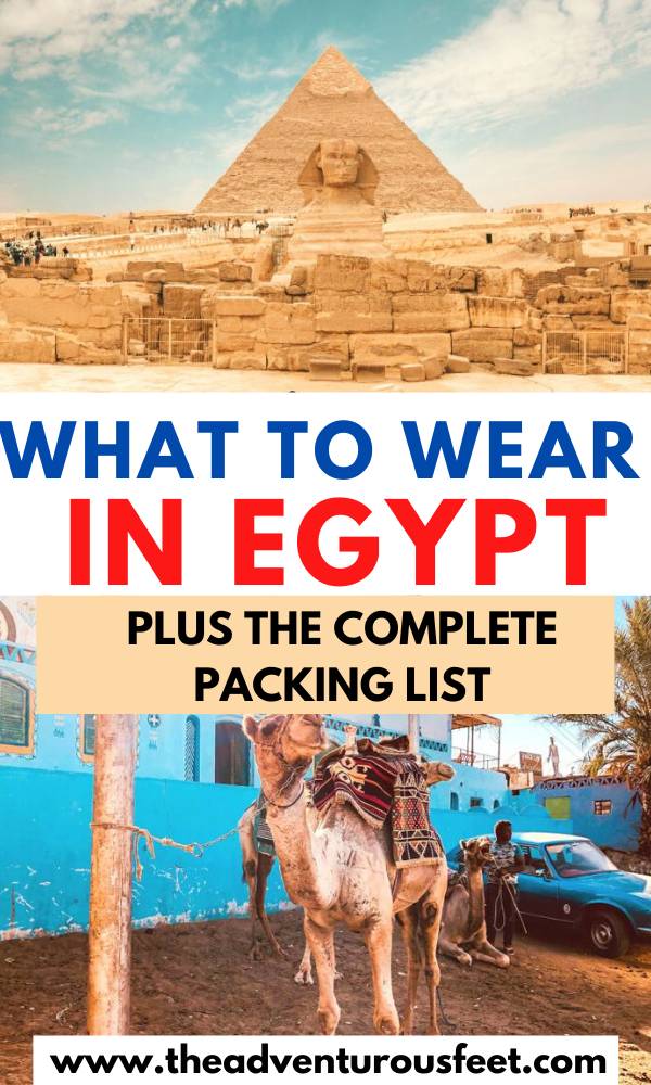 essentials for travelling to egypt