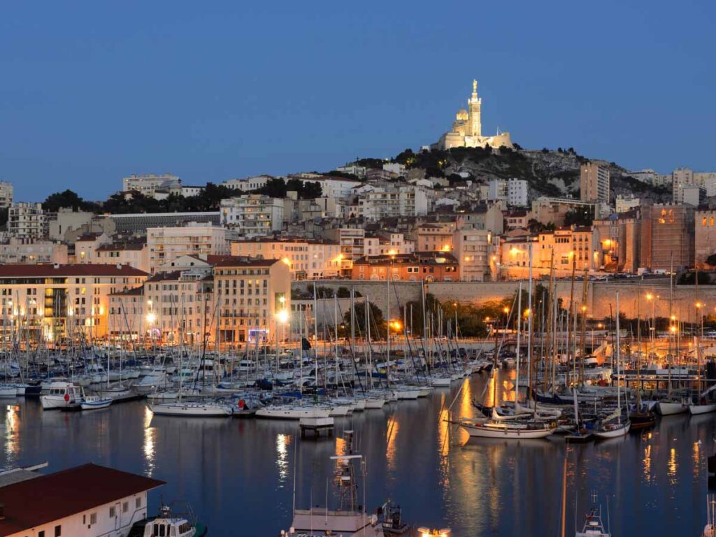 Marseille is one of the places to visit in winter in France.