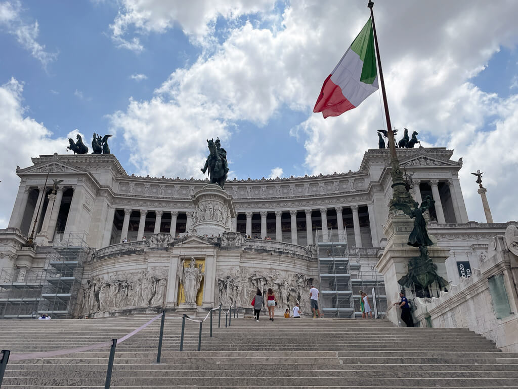 Victor Emmanuel II National Monument is one of the things to add to your Rome bucket list.