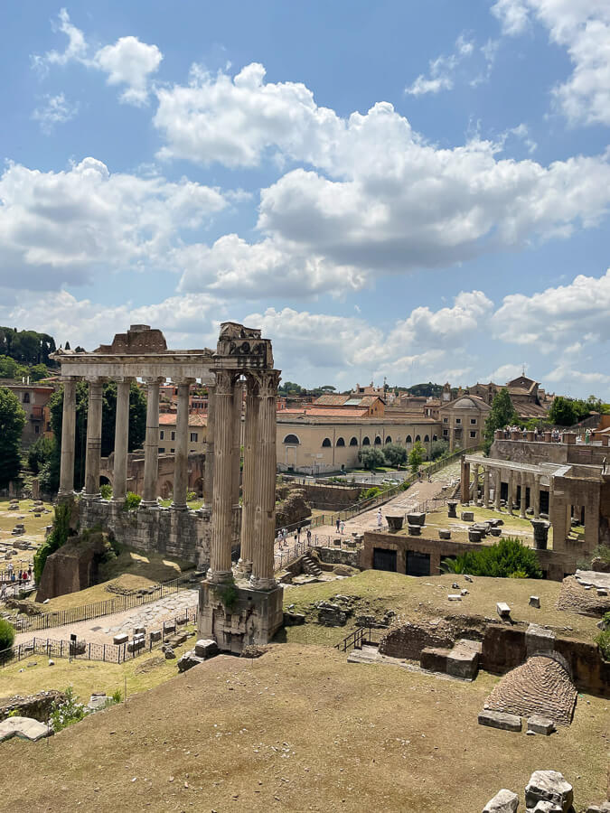 Ruins in the Roman Forum-Rome-Italy 
