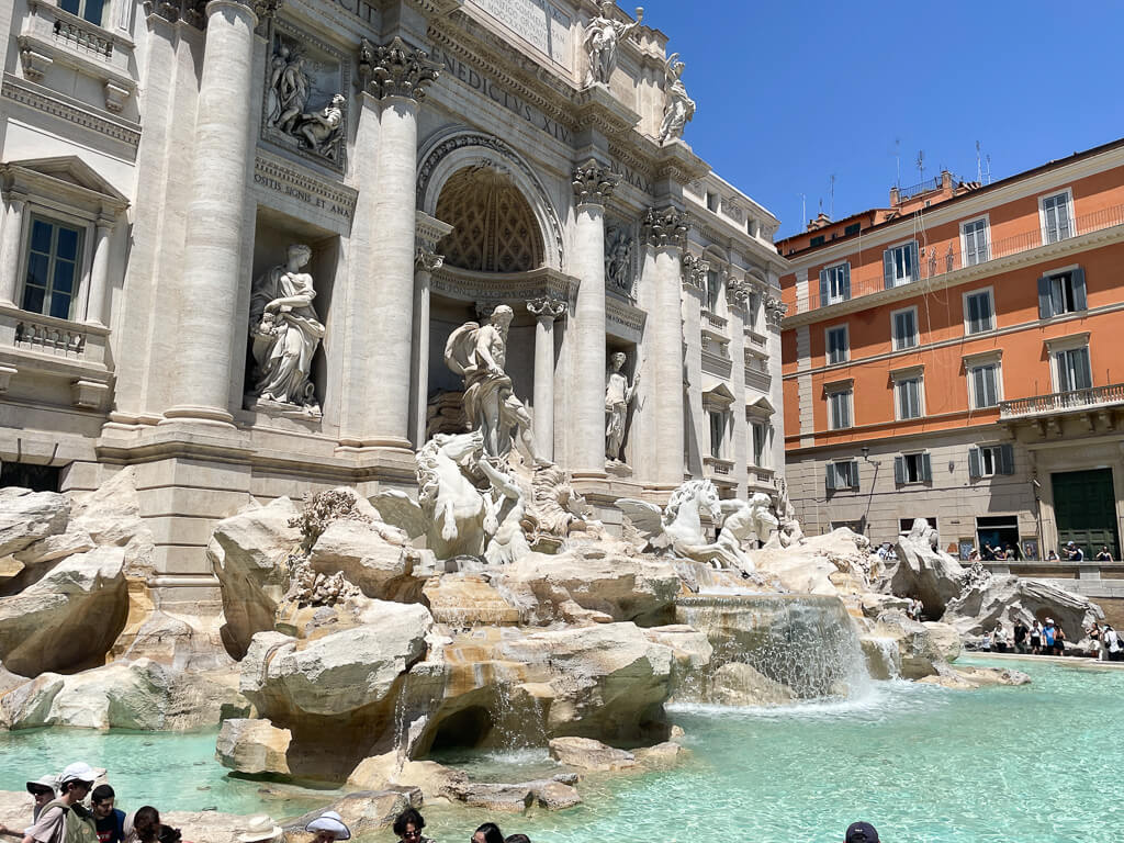 The Trevi Fountain is one of the best places to visit in Rome.